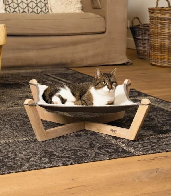 Designed by Lotte Wooden Hammock Gaia 51x51x18,5cm