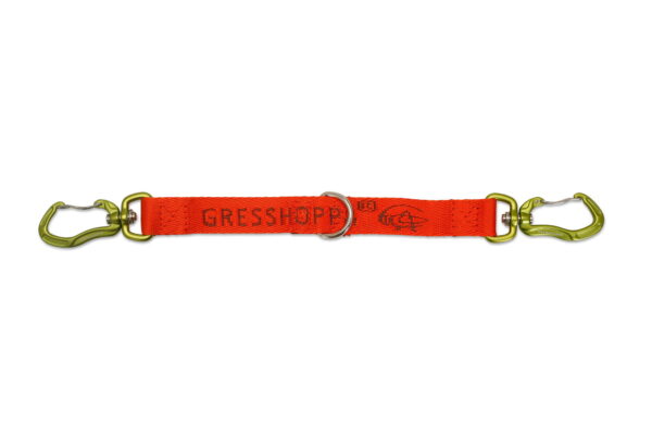 Gresshoppa Verdal nakkestropp/tvilling orange 20mmx40cm