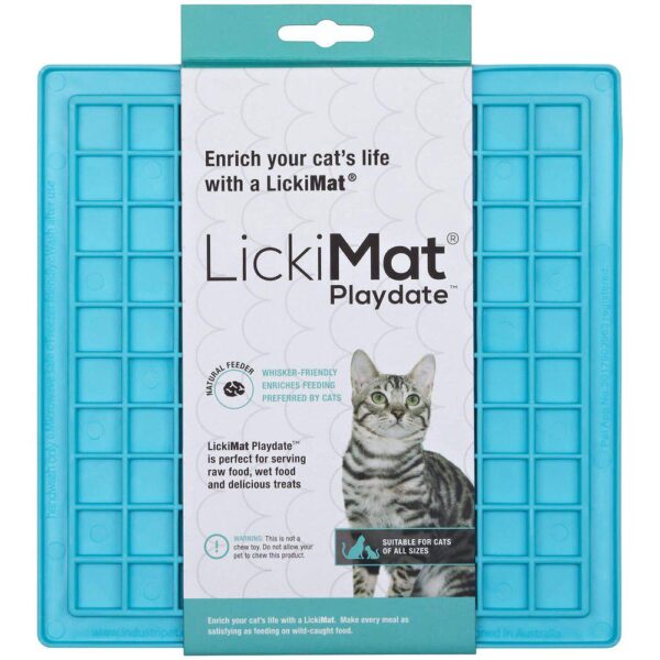 Lickimat Cat Playdate turkis 20x20cm