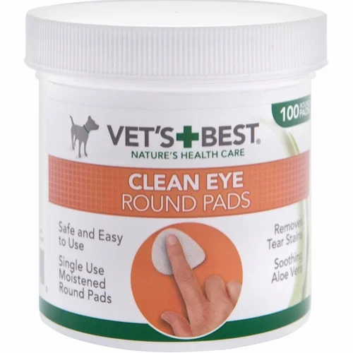 Vets Best Clean pads til øye 100 stk