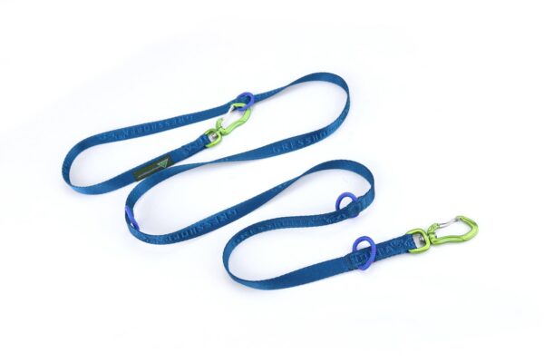 Gresshoppa Vinstra multi kobbel aqua blå 15mmx170cm
