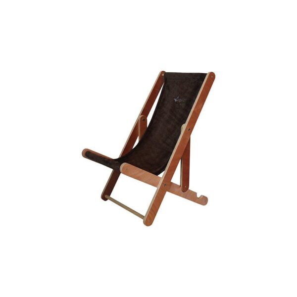 Strandstol til katt brun 80x36cm