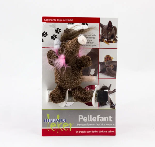 Pellefant - kattemynteleke med refill