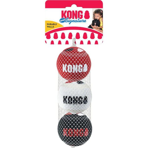 KONG Signature Sportballer M 3pk ø6,5cm