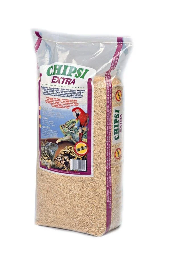 Chipsi Extra medium bunnstrø av bøk 10L