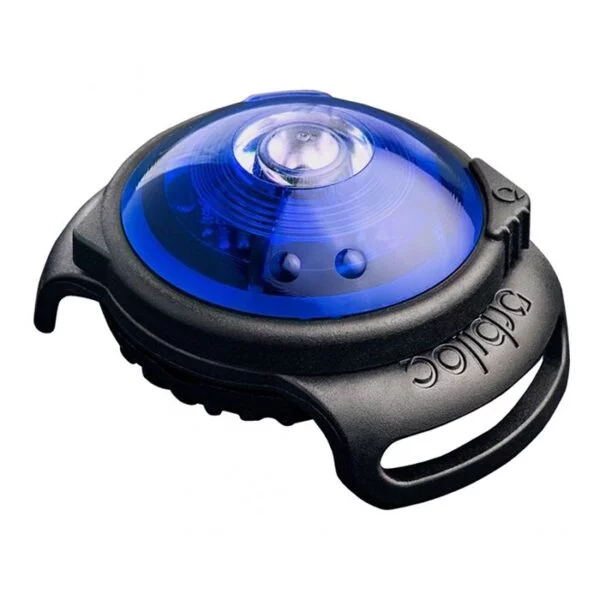 Orbiloc dog safety light blå