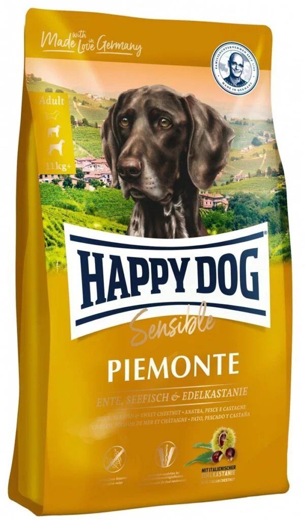 Happy Dog Supreme Sensitive Piemonte m/and og saltvannsfisk 10kg