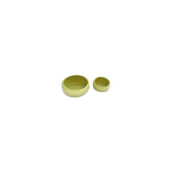 Keramikkskål Ergonomisk Limegrønn S 120ml ø5cm