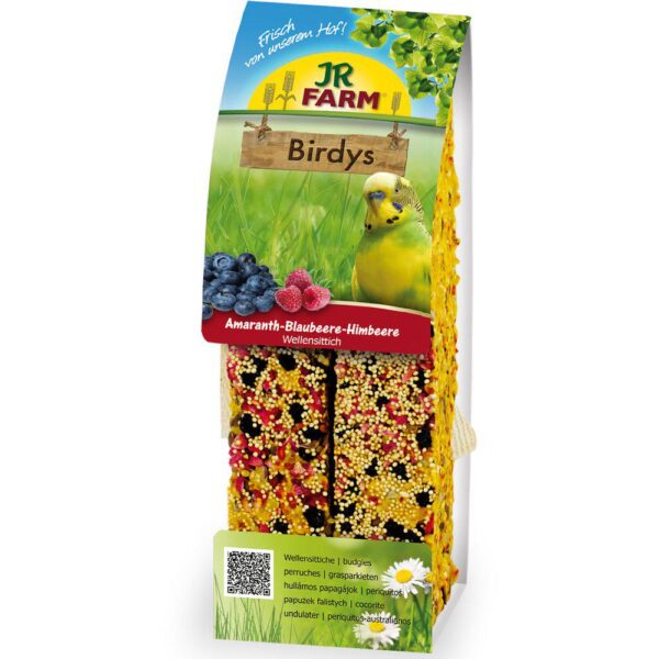 JR Farm Amarant/Blåbær/Bringebær Undulat 130g
