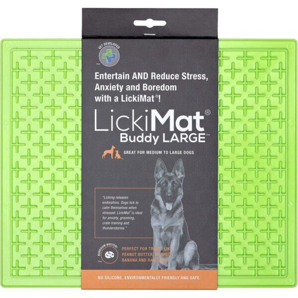 Lickimat Buddy Large grønn 28x28cm