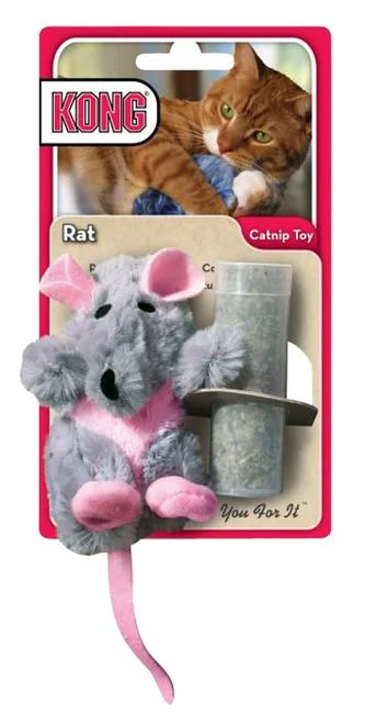KONG Refillable Rotte m/catnip 9,5x5x3cm