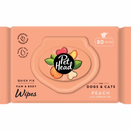 Pet Head Quick Fix Wipes 80stk