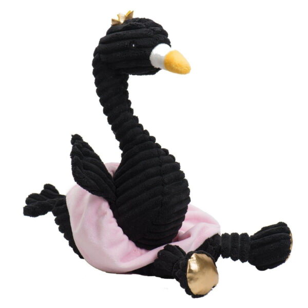 HuggleHounds Knottie Swanky Swan Black
