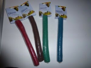 Sittepinne stor med sand 33cm ø3-4cm