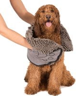 DogGoneSmart Dirty Dog Shammy Håndkle Grå 33x79cm