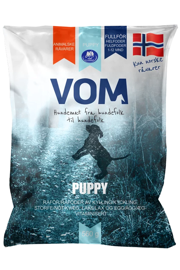 Vom og hundemat Puppy kjøttboller 560g