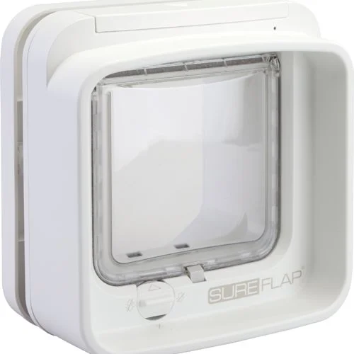 SureFlap Microchip Dual Scan Kattedør hvit 21x21 cm