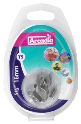 Arcadia reflektorclips 2 stk T5 plast