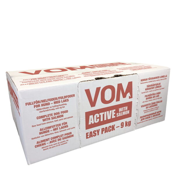 Vom og hundemat Easy Pack Active laks 9kg