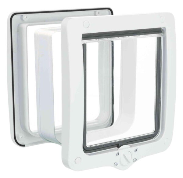 Trixie katteluke 4Ways XL m/tunnel hvit 24x28cm