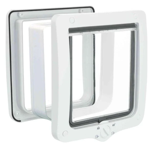 Trixie katteluke 4Ways XL m/tunnel hvit 24x28cm