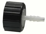 Adapter 5mm (3/16") slangetilkobling til 3/4" skrutilkobling hun med pakkning