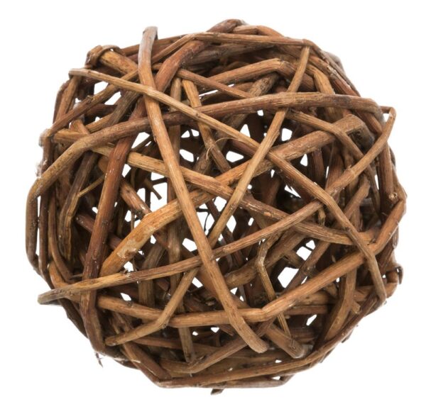 Gnagerleke flettet ball i tre ø13cm