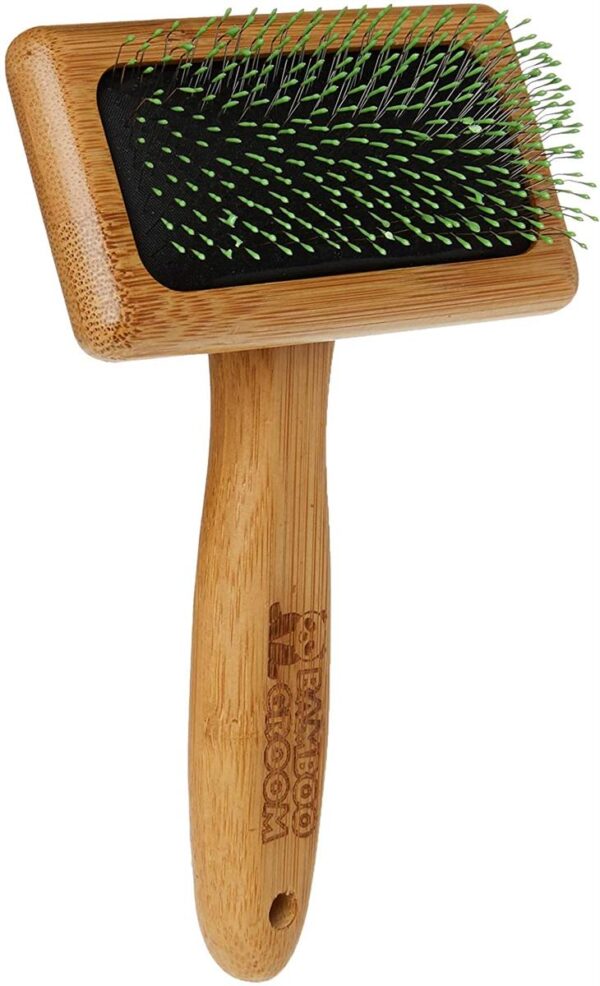 Bamboo Groom soft karde med knotter M