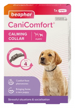 Beaphar CaniComfort halsbånd valp og mindre hund 45 cm