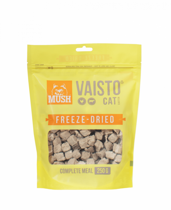 MUSH Vaisto frysetørket gul katt okse/kylling 250 g