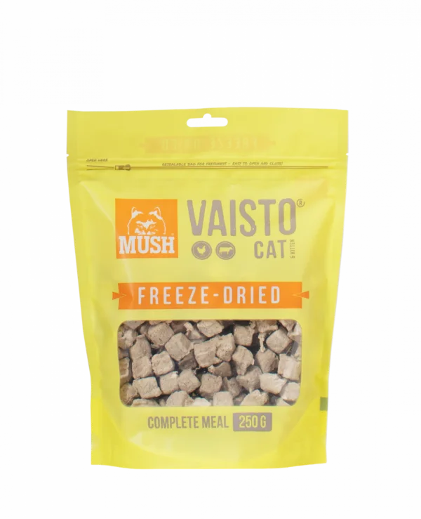 MUSH Vaisto frysetørket gul katt okse/kylling 250 g