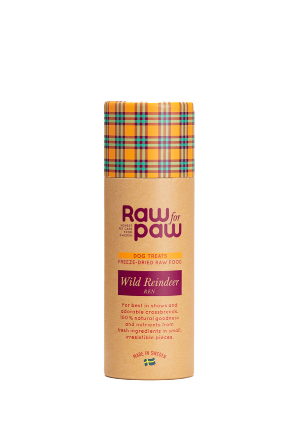 Raw for Paw Wild reindeer (villrein) 45g