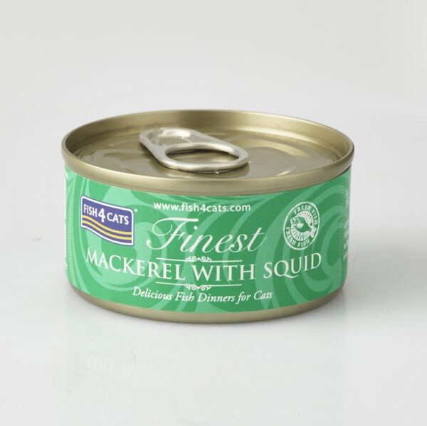 Fish4Cats Wet Makrell Blekksprut 70g