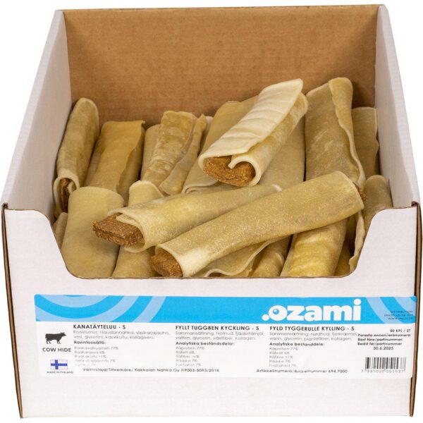 Ozami nordisk tyggebein fylt m/kylling S 14cm