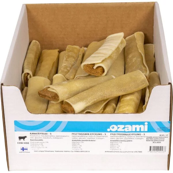 Ozami nordisk tyggebein fylt m/kylling S 14cm