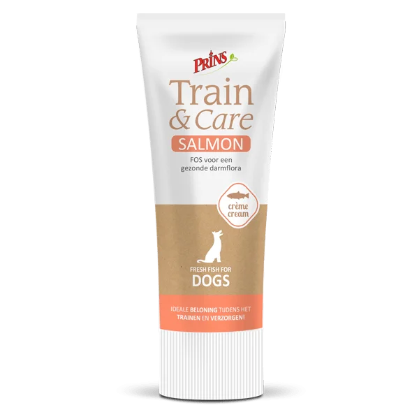 Prins Train & Care Dog Tube Laks 75g