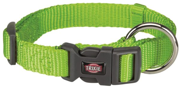 Halsbånd Premium Eple Grønn m/hurtiglås S/M 30-45cmx15mm
