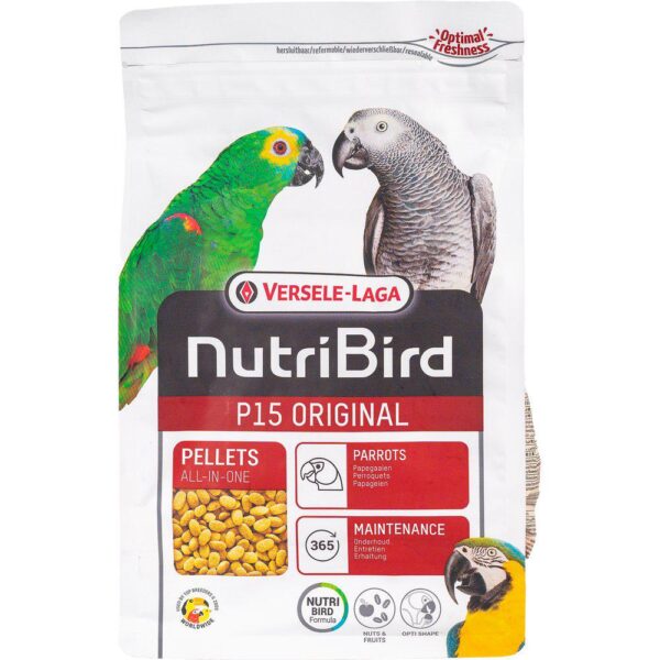 Nutribird pellets papegøye P15 original 1 kg