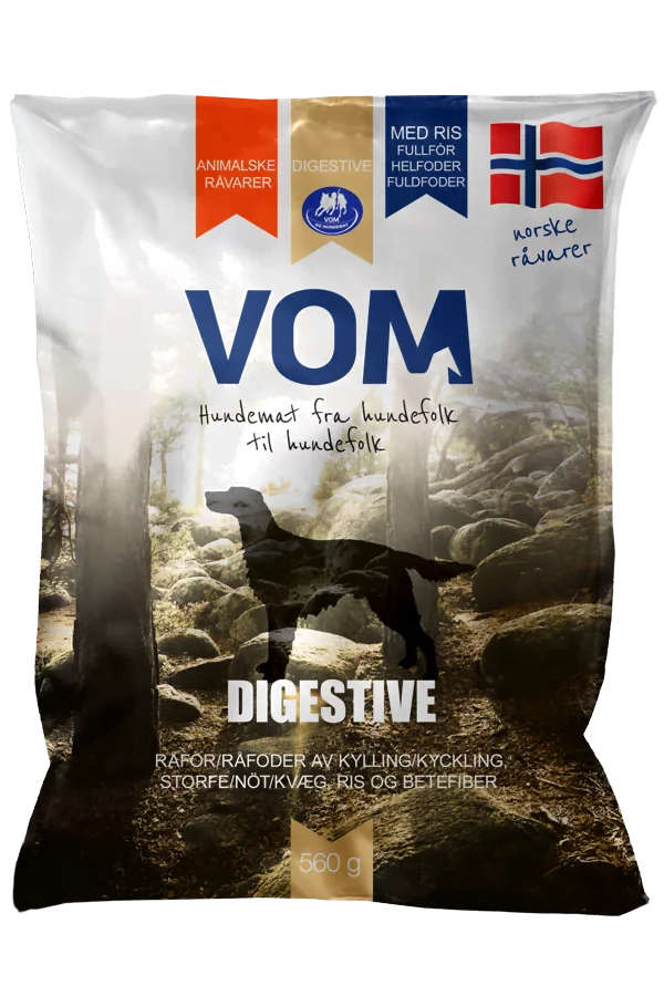 Vom og hundemat Digestive kjøttboller 560g