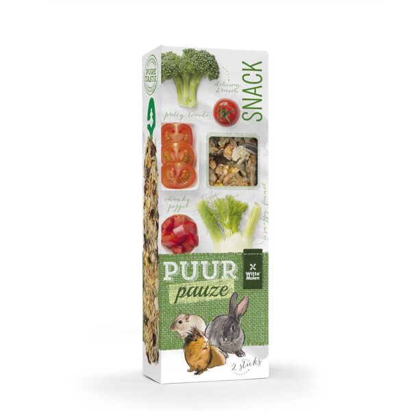 Puur Sticks Gnager m/brokkoli & tomat 2stk 110g