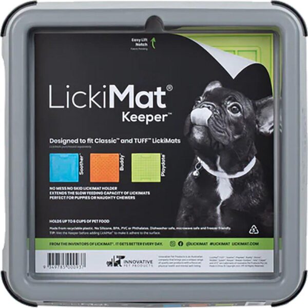 Lickimat Keeper grå (passer til Classic og Tuff)