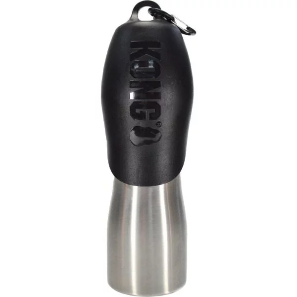 KONG H2O Rustfri Vannflaske svart 740ml