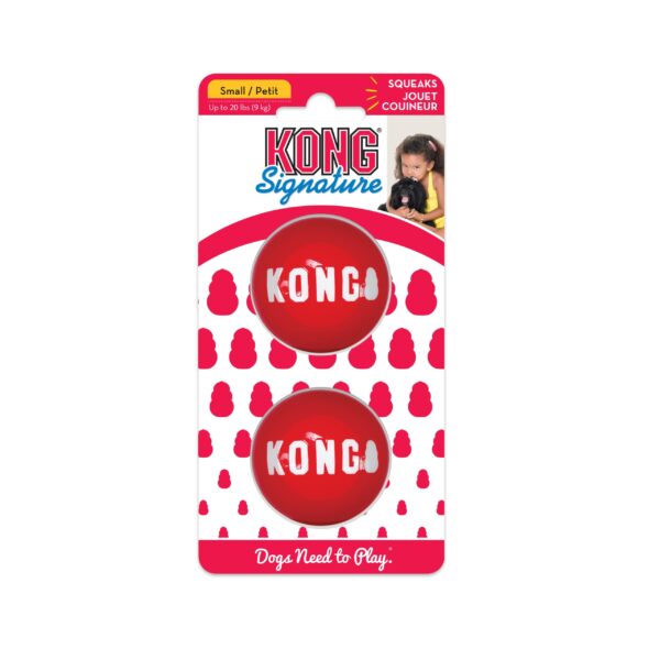 KONG Signature Ball S 2pk ø5cm