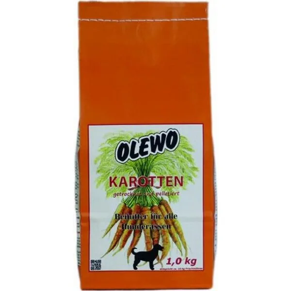 Olewo Tørkede Gulrot Pellets 1kg
