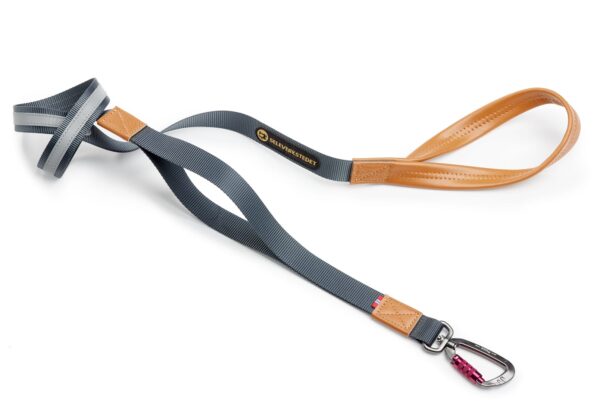 Seleverkstedet Link dog lead kobbel m/grip 25mmx150cm