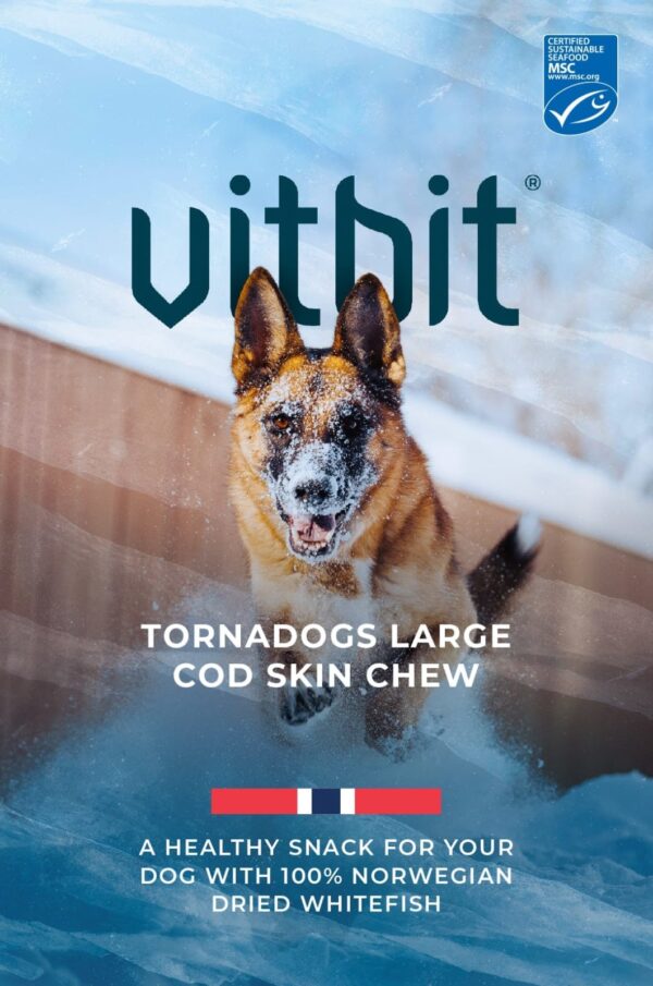 VitBit TornaDogs Large m/Torsk 5stk 100g