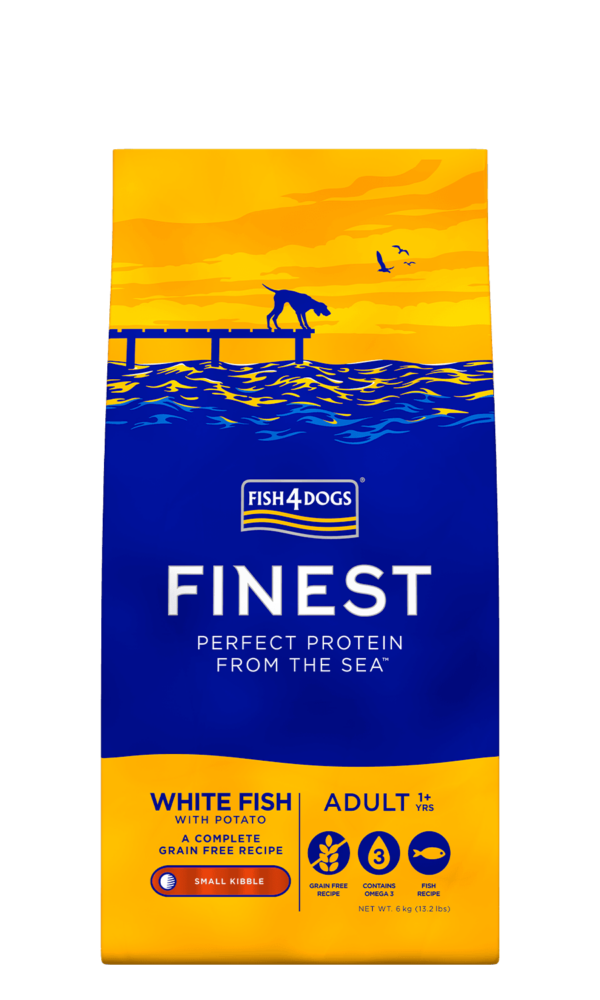 Fish4Dogs White Fish Adult Small Kibble 1,5kg