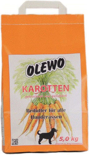 Olewo Tørkede Gulrot Pellets 5kg