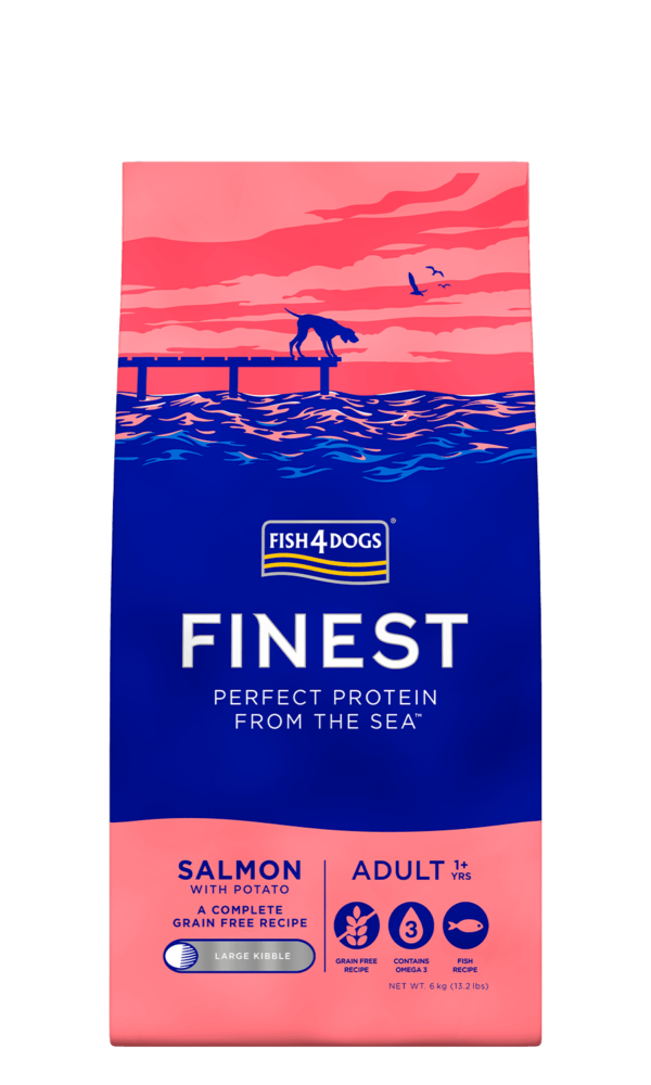 Fish4Dogs Salmon Adult Large Kibble 6kg