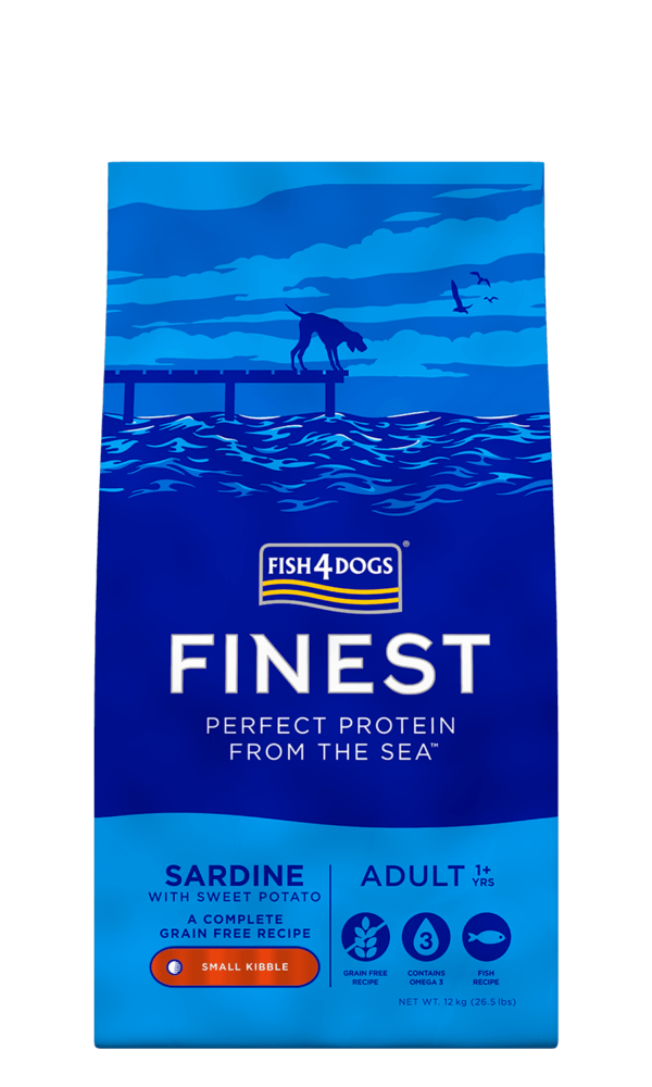 Fish4Dogs Sardine Adult Small Kibble 12kg